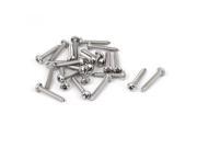 8 M4.2x25mm Stainless Steel Phillips Round Pan Head Self Tapping Screws 25pcs