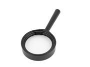 Plastic Rim 50mm Lens 5X Handle Magnifier Reading Magnifying Glass Jewelry Loupe