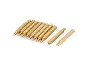 M3 Male Female Thread Brass Hexagonal PCB Spacer Standoff Support 28mm 6mm 10pcs