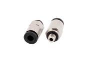 M5 Male Thread to 4mm Hole Straight Air Pneumatic Quick Connector Fitting 2pcs