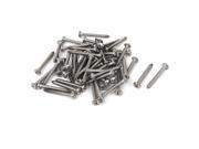 Unique Bargains 4.2mmx35mm Thread 8 Phillips Pan Head Self Tapping Screws 50pcs