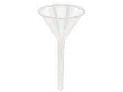 Unique Bargains Clear White Plastic 75mm 3 Mouth Dia Filter Funnel for Laboratory