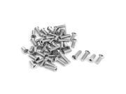 Unique Bargains M6x16mm Stainless Steel Countersunk Flat Head Cross Phillips Screw Bolts 50pcs