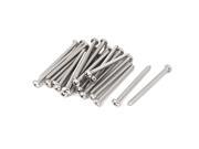 M4.2x55mm Stainless Steel Phillips Round Pan Head Self Tapping Screws 25pcs