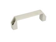 120mm Hole Distance Rectangle Plastic Pull Handle Gray for Cabinet Drawer Door