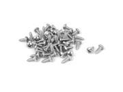 6 M3.5x9.5mm Stainless Steel Phillips Round Pan Head Self Tapping Screws 50pcs