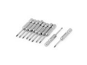 10pcs 1 4 Hex Shank PH0 2.5mm Tip Magnetic S2 Steel Phillips Screwdriver Bits