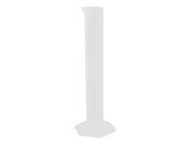 Laboratory Test 50ml Clear White Plastic Graduated Cylinder Measuring Beaker Cup