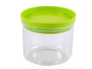 Household Cylinder Shaped Airtight Food Storage Box Container 250ML Green