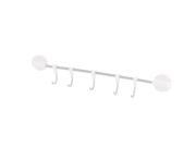 Unique Bargains Household Strong Self adhesive Movable Wall Hooks Rack Hanger Holder