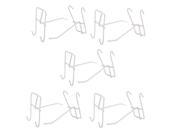 Unique Bargains 10 Pcs Commodity Hanging Display Rack Grid Wall Pegboard Hooks