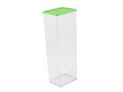 Unique Bargains Office Plastic Cuboid Shaped Airtight Food Storage Box Container 1640ML Green