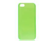Unique Bargains Greenyellow Slim Back Case Protective Cover Skin for iPhone 5 5G
