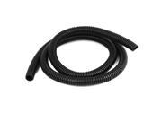 Unique Bargains 13mm Inner Diameter Corrugated Tube Pipe Black 1M for Electric Wiring