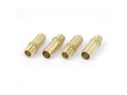 1 8BSP Male Thread 10mm Inner Dia Brass Hose Barb Coupler Fitting Connector 4pcs