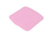 Silicone Rectangle Shaped Heat Insulation Pot Bowl Pad Table Mat Coasters Pink