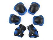 6pcs Skiing Skating Safety Gear Wrist Guards Knee Elbow Pads Protector Set For Kids