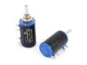 Unique Bargains WXD3-13 1K ohm 2W 4-Pin Terminals 10-Turn Wire Wound Potentiometer 2pcs Unique Bargains WXD3-13 1K ohm 2W 4-Pin Terminals 10-Turn Wire Wound Potentiometer 2pcs