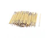 100Pcs P75D 1.3mm Dia Spherical Tip Spring Loaded Test Contact Probes Pin 33mm 100Pcs P75D 1.3mm Dia Spherical Tip Spring Loaded Test Contact Probes Pin 33mm