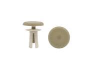 50pcs Beige White Car Door Fender Clips Plastic Rivets Fastener Fit 8mm Hole 50pcs Beige White Car Door Fender Clips Plastic Rivets Fastener Fit 8mm Hole