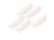 Plastic Self Adhesive Reflective Sticker Decal Car Decoration Silver Tone 5PCS Plastic Self Adhesive Reflective Sticker Decal Car Decoration Silver Tone 5PCS