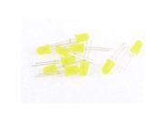 10pcs 5mm Round Top Single Color Yellow Light Emitting Diode Bulb Leds 10pcs 5mm Round Top Single Color Yellow Light Emitting Diode Bulb Leds