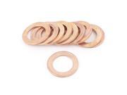 Copper Crush Washer Flat Ring Gasket Fitting 16mmx25mmx1.5mm 10Pcs Copper Crush Washer Flat Ring Gasket Fitting 16mmx25mmx1.5mm 10Pcs