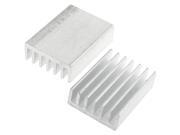 Unique Bargains Unique Bargains 2 Pcs 15x6x20mm Heatsink Heat Diffuse Aluminium Cooling Fin Unique Bargains Unique Bargains 2 Pcs 15x6x20mm Heatsink Heat Diffuse Aluminium Cooling Fin