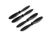 4pcs Rotor Blades Propeller for Hubsan X4 H107C H107D RC Quadcopter Aircraft