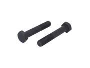 Unique Bargains Partial Thread Hex Cap Head Screw Bolt Fastener DIN 933 Black M12 x 1.75mm 2 Pcs Unique Bargains Partial Thread Hex Cap Head Screw Bolt Fastener DIN 933 Black M12 x 1.75mm 2 Pcs