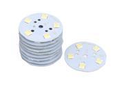 10Pcs 49x49mm 5W 5 LEDs 6868 High Power SMD Pure White LED Ceiling Light Board 10Pcs 49x49mm 5W 5 LEDs 6868 High Power SMD Pure White LED Ceiling Light Board