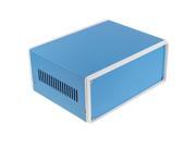 245mm x 190mm x 110mm Blue Metal Enclosure Project Case DIY Junction Box 245mm x 190mm x 110mm Blue Metal Enclosure Project Case DIY Junction Box