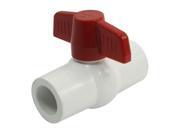 Global Bargains Pond Plumbing 20mm x 20mm Dual Ports Ends White PVC Pipe Ball Valve Global Bargains Pond Plumbing 20mm x 20mm Dual Ports Ends White PVC Pipe Ball Valve