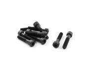 Unique Bargains 10Pcs Stainless Steel Countersunk Hex Socket Knurled Bolt Screw M8x40mm Black Unique Bargains 10Pcs Stainless Steel Countersunk Hex Socket Knurled Bolt Screw M8x40mm Black
