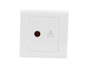 Unique Bargains Unique Bargains White Plastic Shell TV Computer Network Single Aerial Wall Mount Plate Unique Bargains Unique Bargains White Plastic Shell TV Computer Network Single Aerial Wall Mount Plate