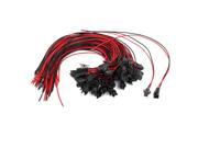Global Bargains 30 Pairs 2-Terminal Male Female Plug Socket EL Wire Cable Connector 300mm Length Global Bargains 30 Pairs 2-Terminal Male Female Plug Socket EL Wire Cable Connector 300mm Length