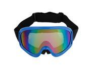Winter Cycling Outdoor Colorful Lens Blue Rim Glasses Anti Fog Ski Goggles Winter Cycling Outdoor Colorful Lens Blue Rim Glasses Anti Fog Ski Goggles