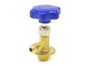 Unique Bargains Blue Gold Tone Plastic Grip Knob Can Tap Valve for Refrigerant Unique Bargains Blue Gold Tone Plastic Grip Knob Can Tap Valve for Refrigerant