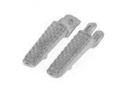 Unique Bargains 2 Pcs Silver Tone Metal Antislip Footboard Front Pedal Cover for Honda Unique Bargains 2 Pcs Silver Tone Metal Antislip Footboard Front Pedal Cover for Honda