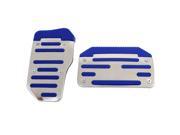 Racing Aluminum Pedal Pad Cover Kit Auto Transmission Blue 2 Pcs Racing Aluminum Pedal Pad Cover Kit Auto Transmission Blue 2 Pcs