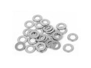 28pcs Stainless Steel Flat Washer Crush Spacer Gasket Seal Ring M5x10x1mm 28pcs Stainless Steel Flat Washer Crush Spacer Gasket Seal Ring M5x10x1mm
