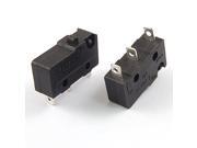 5 Pcs 3 Pin SPDT NO NC Momentary Push Button Micro Switches AC 250V 5A Black 5 Pcs 3 Pin SPDT NO NC Momentary Push Button Micro Switches AC 250V 5A Black