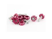 Unique Bargains 10 Pcs Red Motorcycle License Plate Bolt Screw 4mm Thread Dia Unique Bargains 10 Pcs Red Motorcycle License Plate Bolt Screw 4mm Thread Dia