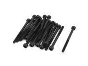 M3x40mm 12.9 Alloy Steel Screw Cap Point Hex Socket Screws Bolts Black 20Pcs M3x40mm 12.9 Alloy Steel Screw Cap Point Hex Socket Screws Bolts Black 20Pcs
