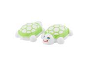 Household Tortoise Design Plastic Laundry Clothes Scrub Brush White Green 2 PCS Household Tortoise Design Plastic Laundry Clothes Scrub Brush White Green 2 PCS