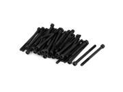M5x65mm 12.9 Alloy Steel Hex Bolt Socket Head Cap Machine Screws Black 50Pcs M5x65mm 12.9 Alloy Steel Hex Bolt Socket Head Cap Machine Screws Black 50Pcs