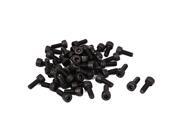 M4 x 10mm Full Thread Hex Socket Cap Head Screws Bolts 50 Pcs M4 x 10mm Full Thread Hex Socket Cap Head Screws Bolts 50 Pcs