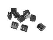 Unique Bargains 10 x Black 3P Pins 5mm Pitch Panel PCB Mounting Screw Terminal Block 300V 10A Unique Bargains 10 x Black 3P Pins 5mm Pitch Panel PCB Mounting Screw Terminal Block 300V 10A