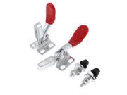 Unique Bargains 2 Pcs Bar Opening Angle 90??Holding Capacity 27 Kg Vertical Toggle Clamp Unique Bargains 2 Pcs Bar Opening Angle 90??Holding Capacity 27 Kg Vertical Toggle Clamp