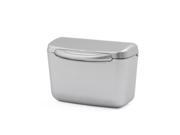 Portable Travel Smokeless Ashtray for Vehicle Car Silver Tone Portable Travel Smokeless Ashtray for Vehicle Car Silver Tone
